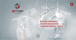 Desktop Screenshot of etop.sk